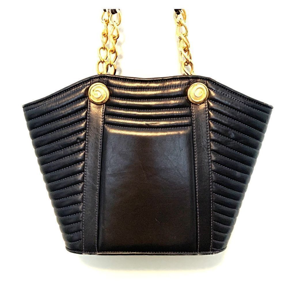 Vintage Navy Leather Purse 